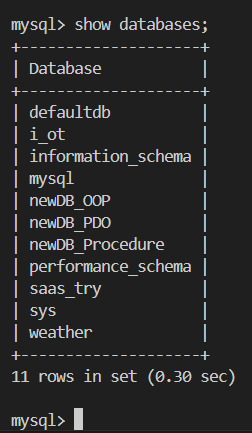 Working With SQL Databases
