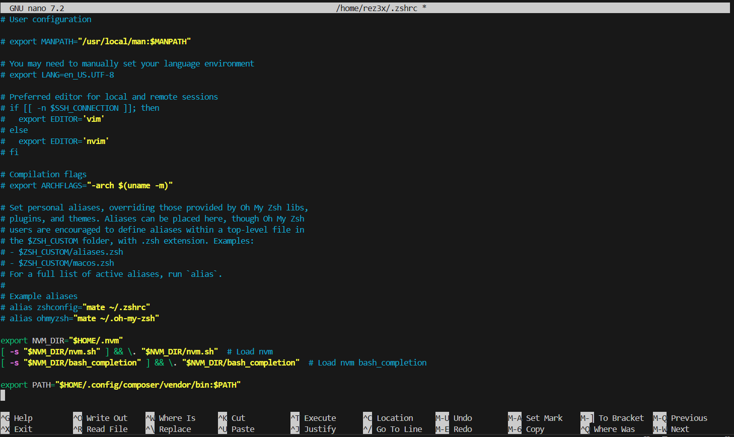 zshrc Config zshrc Config