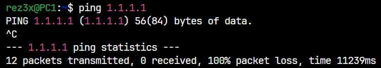 Router2 Client Ping Fail