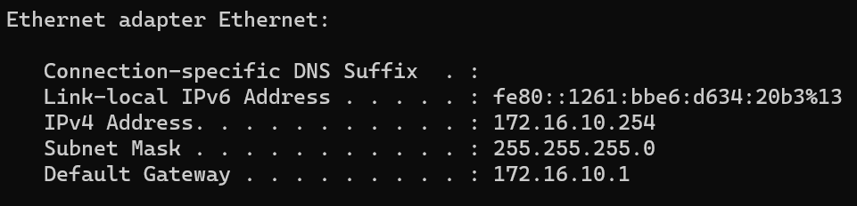 IPConfig