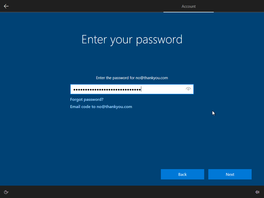Any password will do Password Bypass